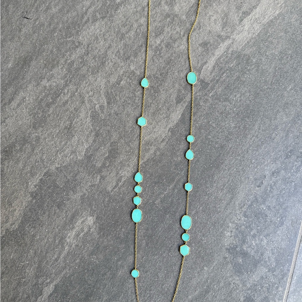 Ippolita turquoise rock candy Necklace